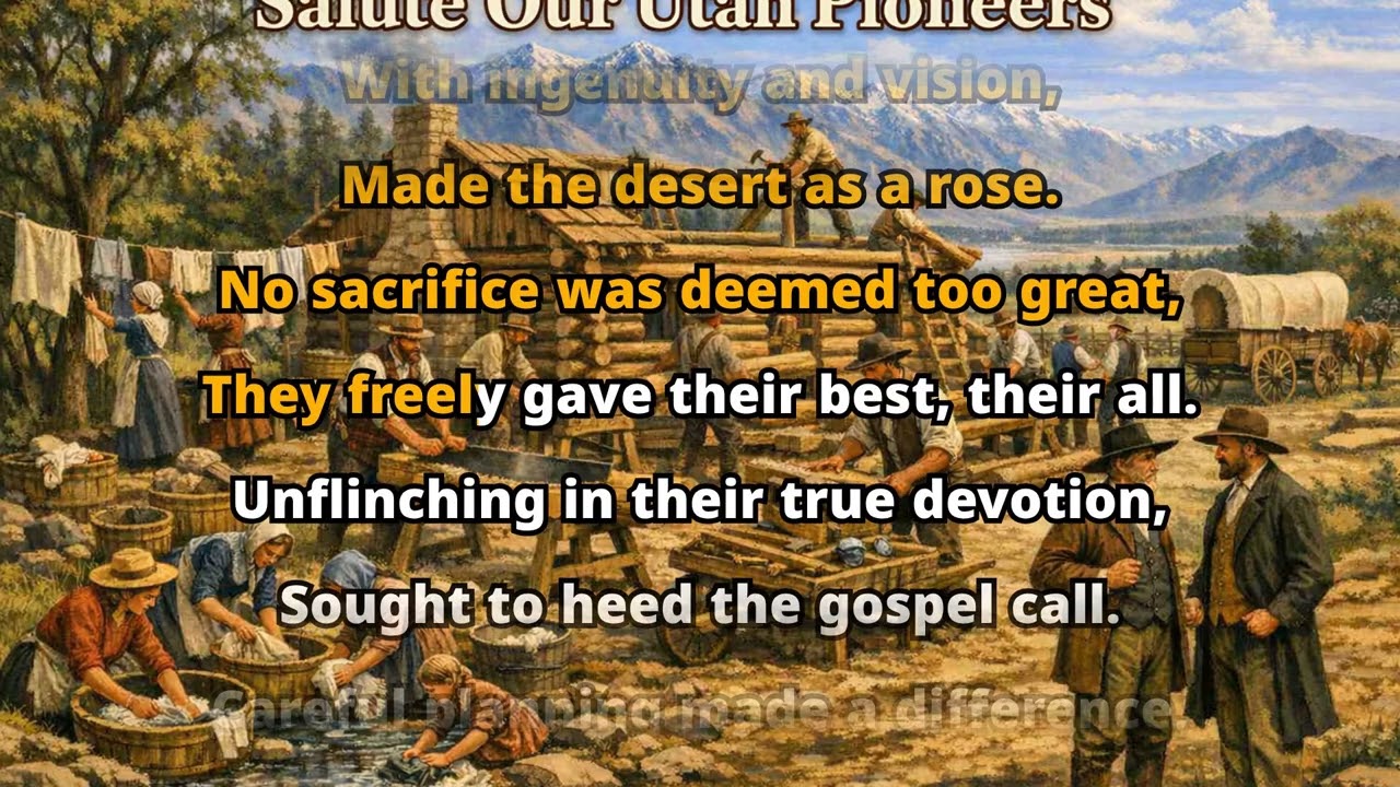 Salute our Utah Pioneers Sing Along (DUP)