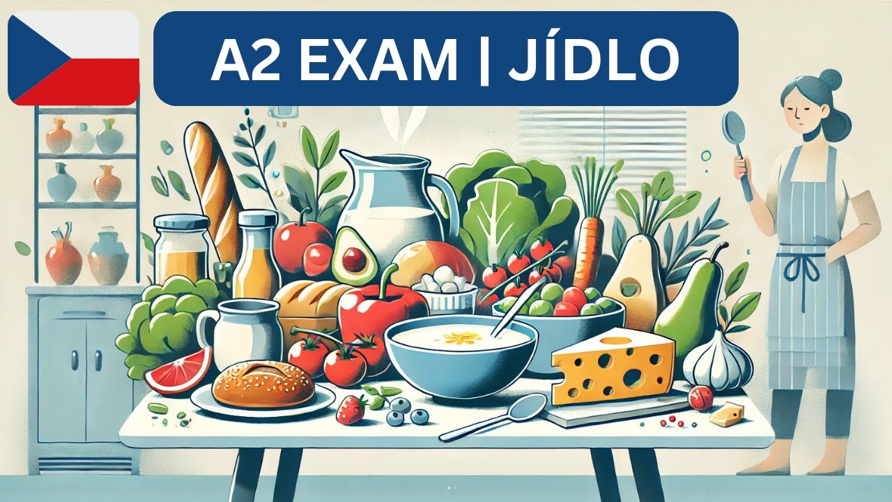 🍽️🔥 Czech A2 Exam Prep: Food Questions You MUST Know! 🍕🥦