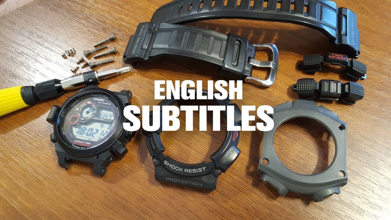 Casio G-Shock G-9300-1ER MUDMAN - montaż zegarka po czyszczeniu [PL]
