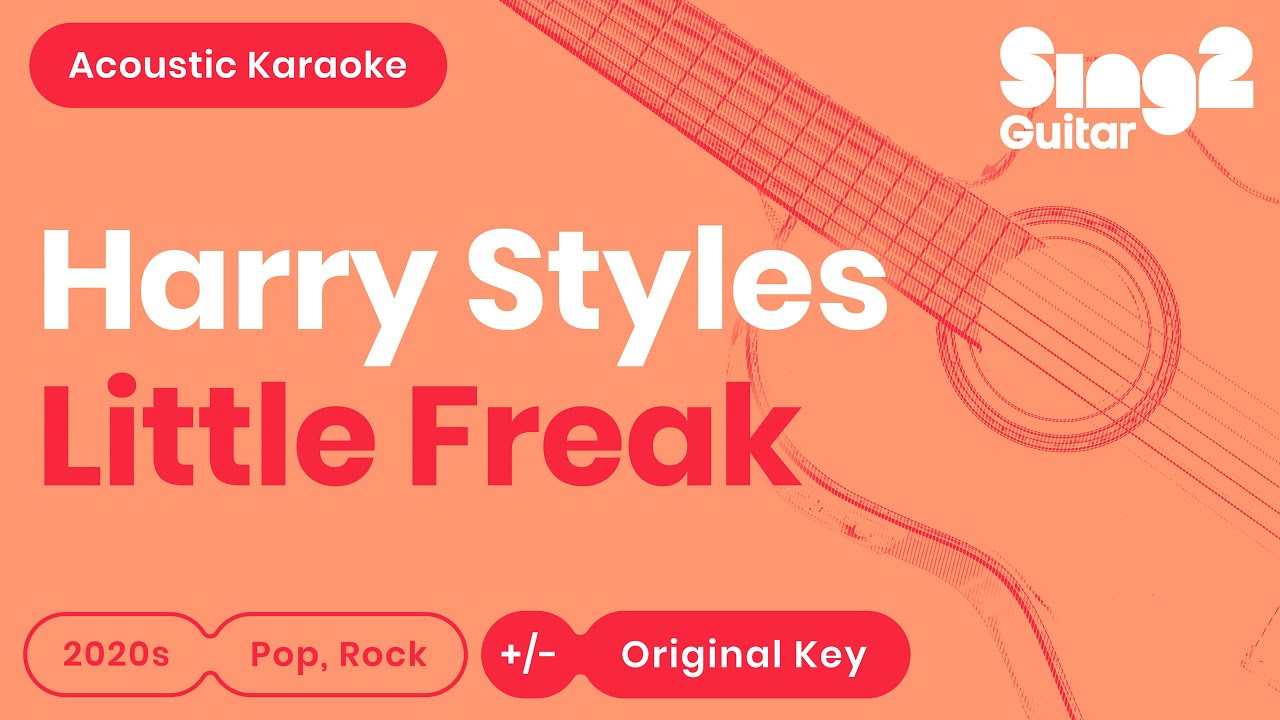 Harry Styles - Little Freak (Acoustic Karaoke)