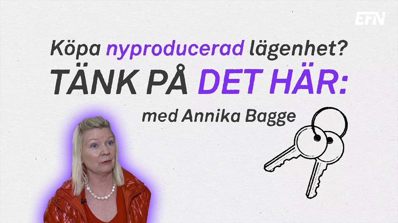 F&ouml;r- och nackdelar med att k&ouml;pa nyproduktion