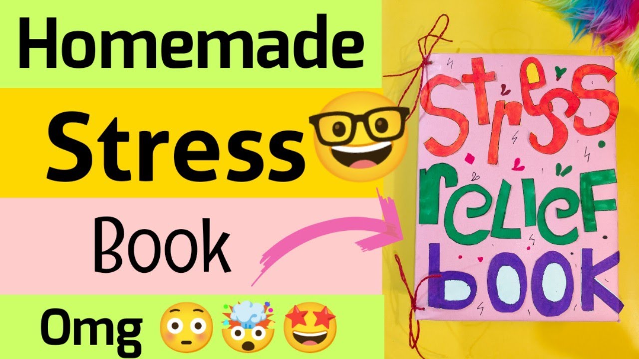 DIY Stress Book🤩🤯 Homemade Stress relief book/how to make Stress relief book at home 🥰 Asmr Version🤫
