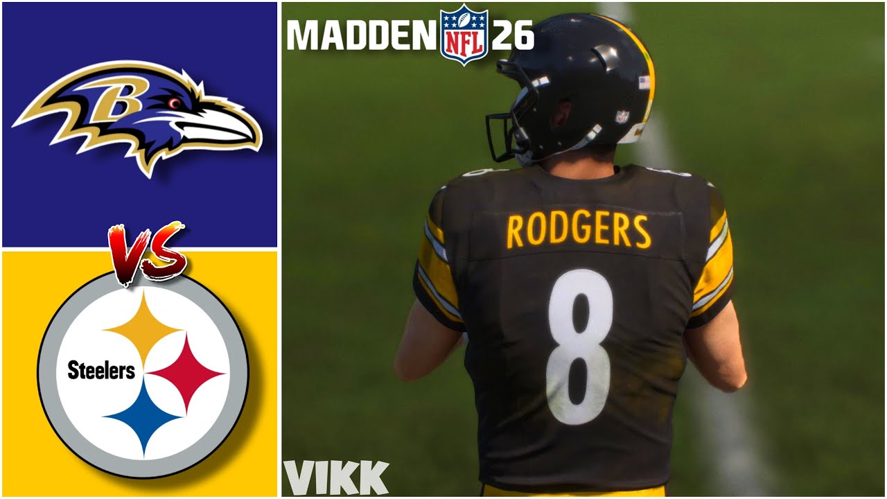 Ravens vs Steelers Week 18 Simulation (Madden 26)