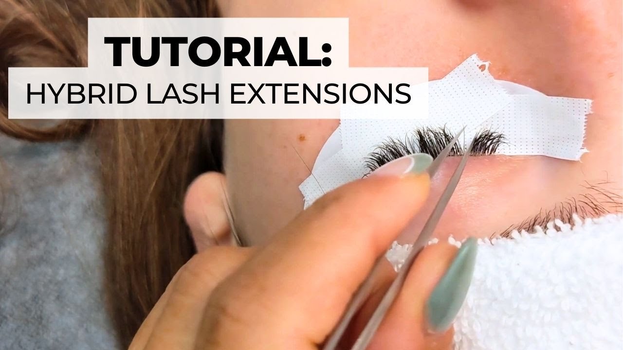 Hybrid Lash Extension Refill Tutorial | LASH WITH ME