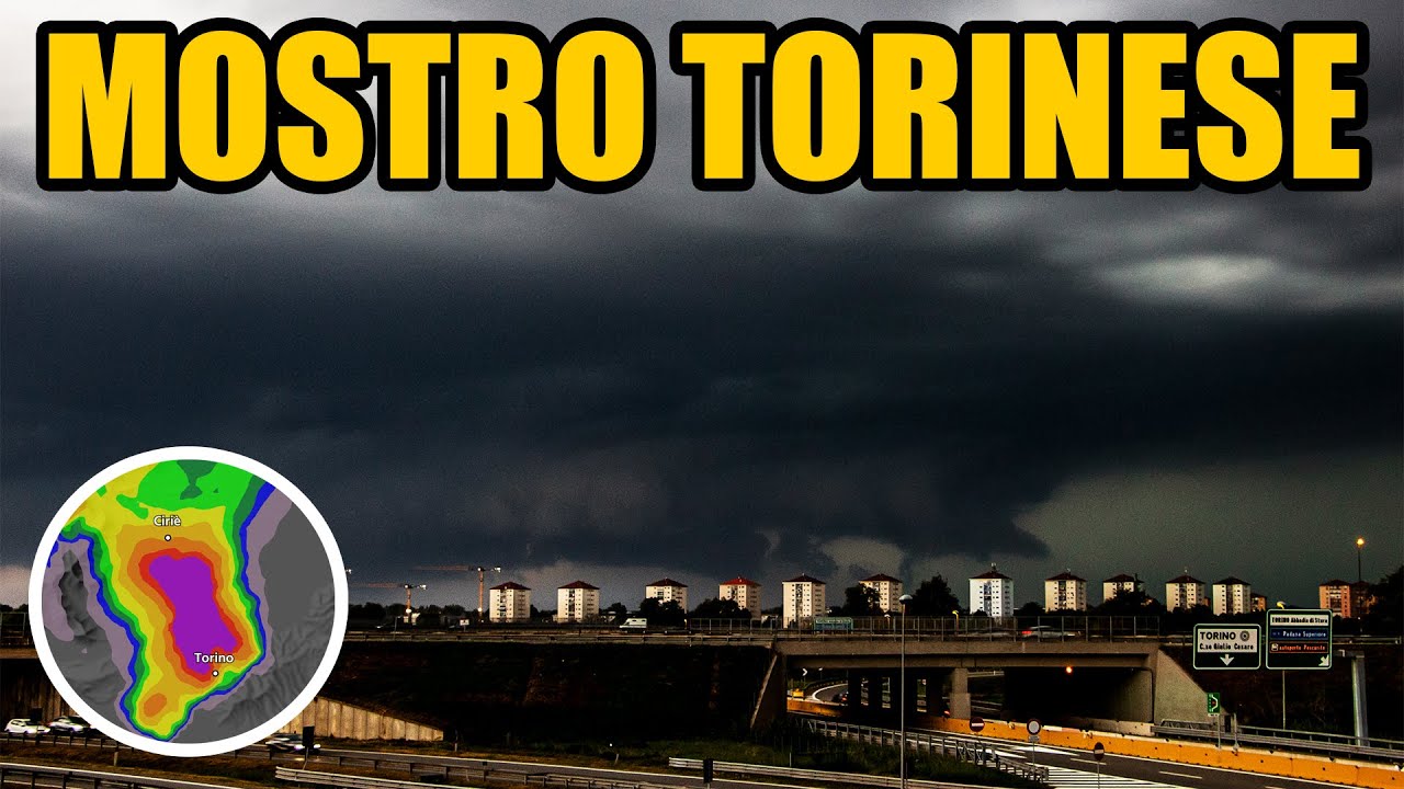 FORTE SUPERCELLA SU TORINO