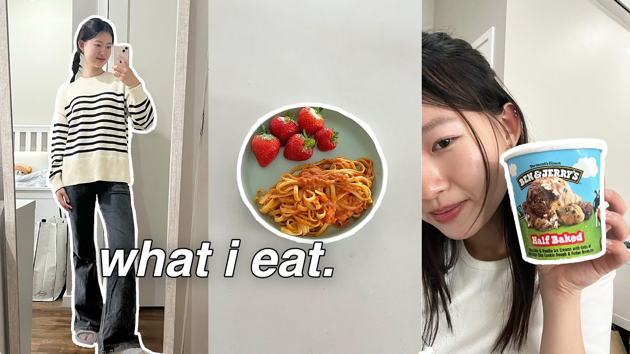 what i eat in a university week 👩🏻‍🍳 *easy* korean meals + recipes, kimchi fried rice