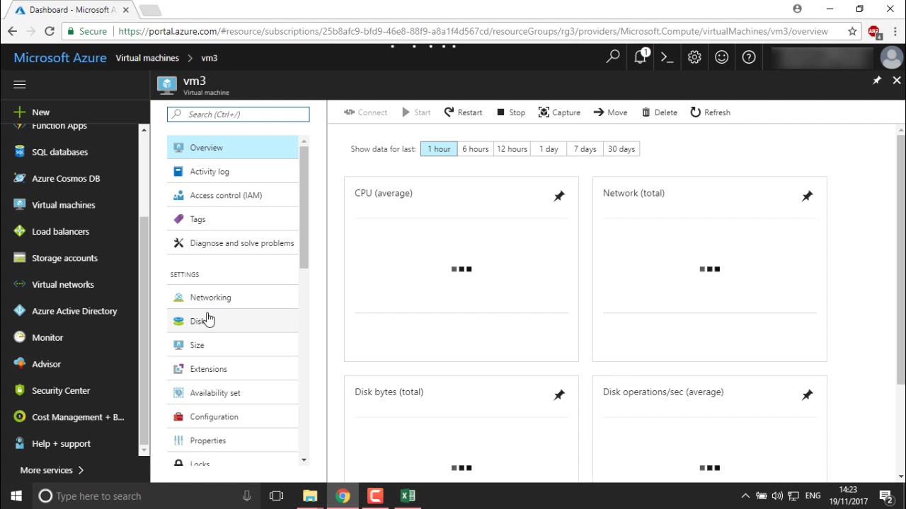 Azure - Managing VM Disk Create & Attach Disk