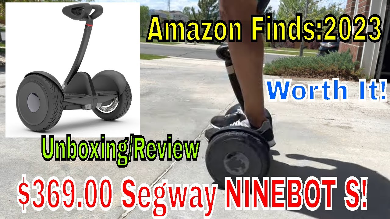 $369.00 Amazon Buy: Segway NINEBOT S Review. Great Value, Good Price for Escooter #segway #escooter