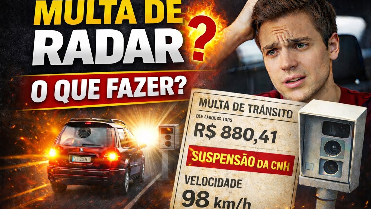 Entenda como funciona a multa por excesso de velocidade