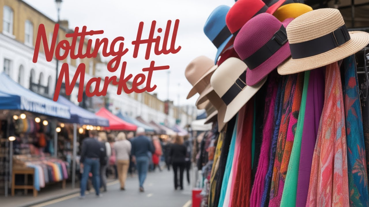 Portobello Market Tour August 2025 | London Street Market Vlog🇬🇧