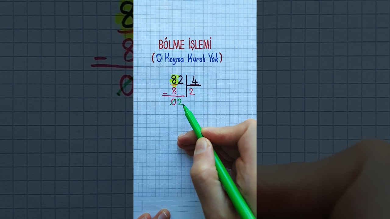 3.SINIF🔵B&Ouml;LME İŞLEMİ🔵 0️⃣ KOYMA KURALI YOK ❌️ Kafa Karışıklığına SON ⛔️ ➡️ #b&ouml;lmeişlemi #b&ouml;lme ✅️✅️