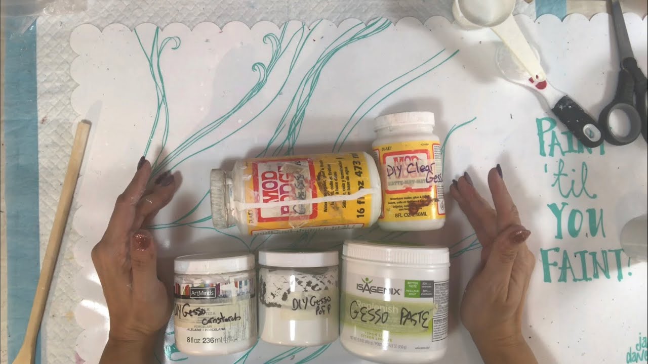 DIY Gesso Reviews (Update on my DIY gessos)