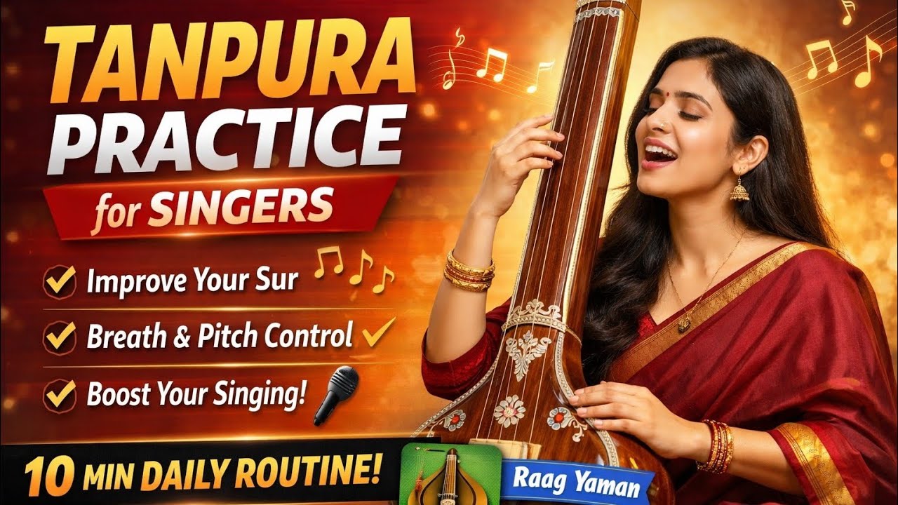 Daily 10 Min Tanpura Practice | Singing Sur Perfect Ka Secret