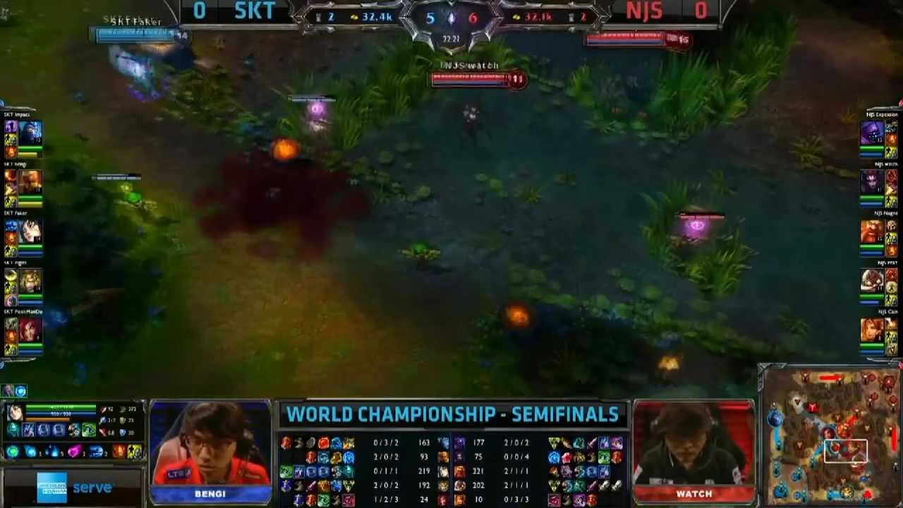 World Championships SKT vs NJS Highlights