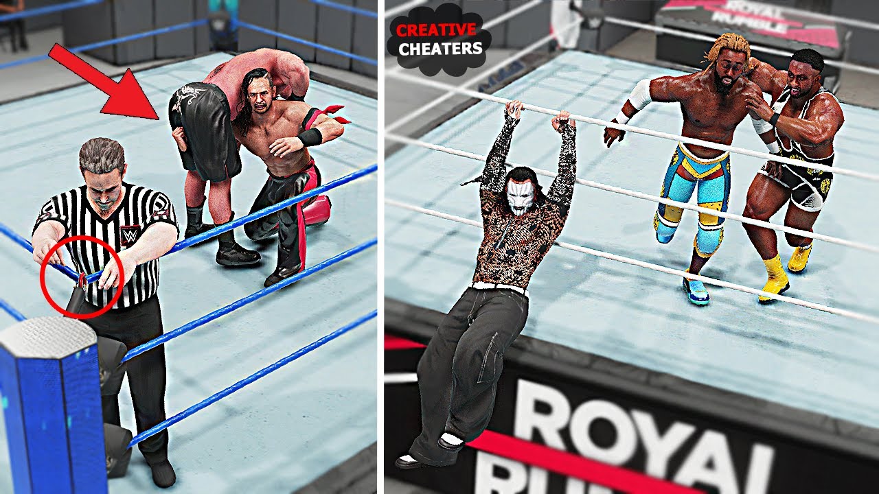 Top 10 Creative Cheaters!! | WWE 2K