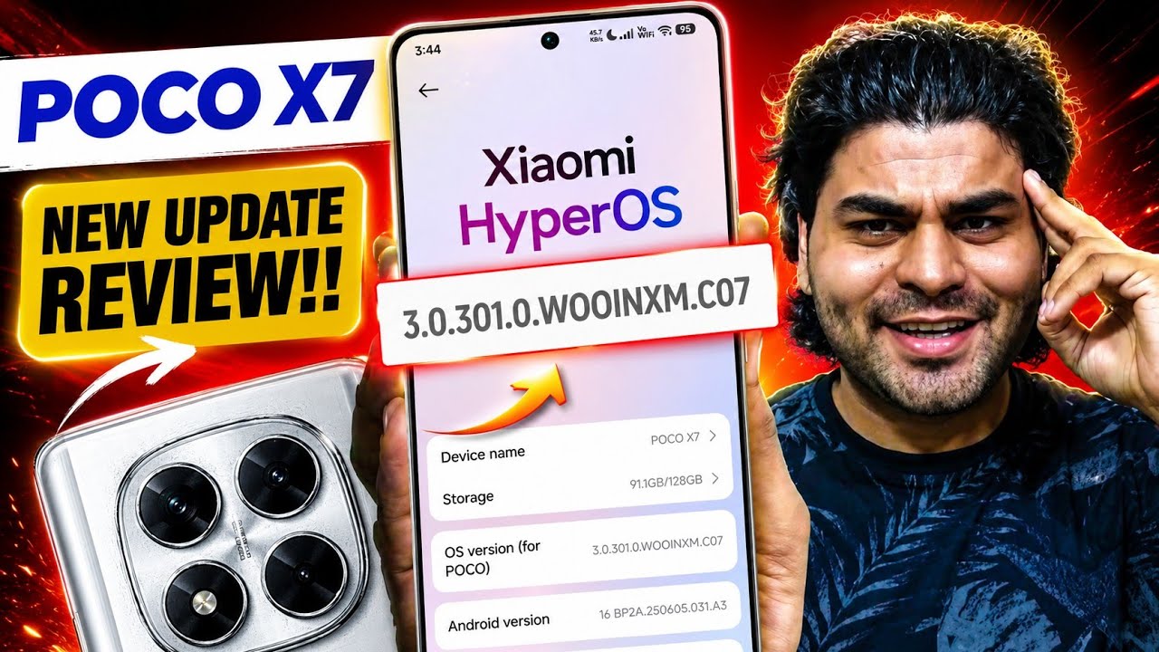 Poco X7 HyperOS V3.0.301.0 New Update Detailed Review!!