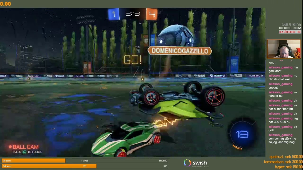 Rocket League!!!!!!! Vi k&ouml;ttar lite till