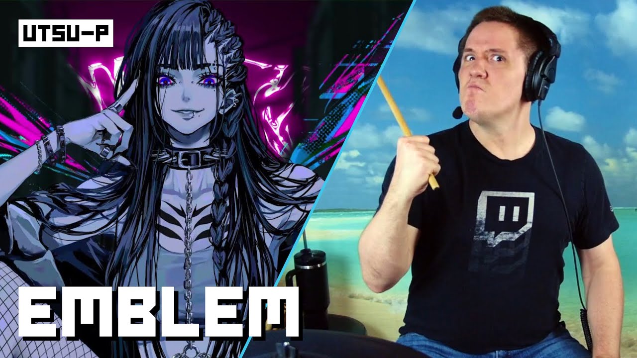 EMBLEM By Utsu-P feat. GUMI On Drums!