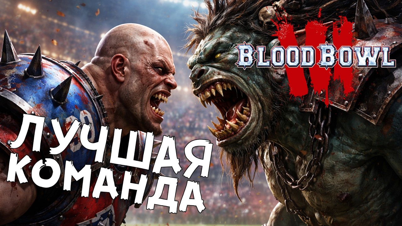 Blood bowl 3: РУББЛ — Archibald (Альянс старого света) VS Chill&Play (Гоблины)