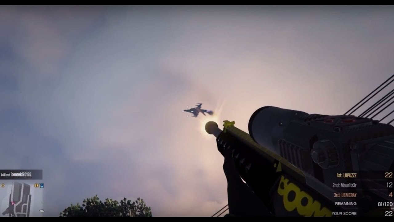 GTA 5 Online Explosive Sniper Rounds Vs Jets