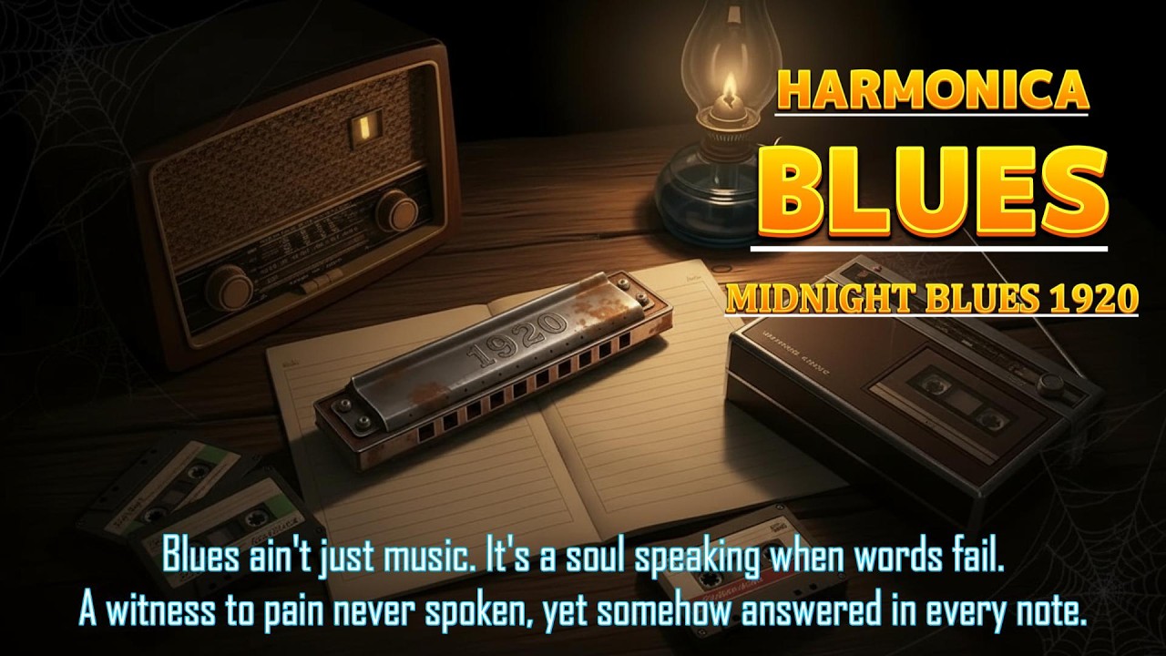 Midnight Harmonica Blues – Deep Mississippi Delta Soul | Acoustic Instrumental