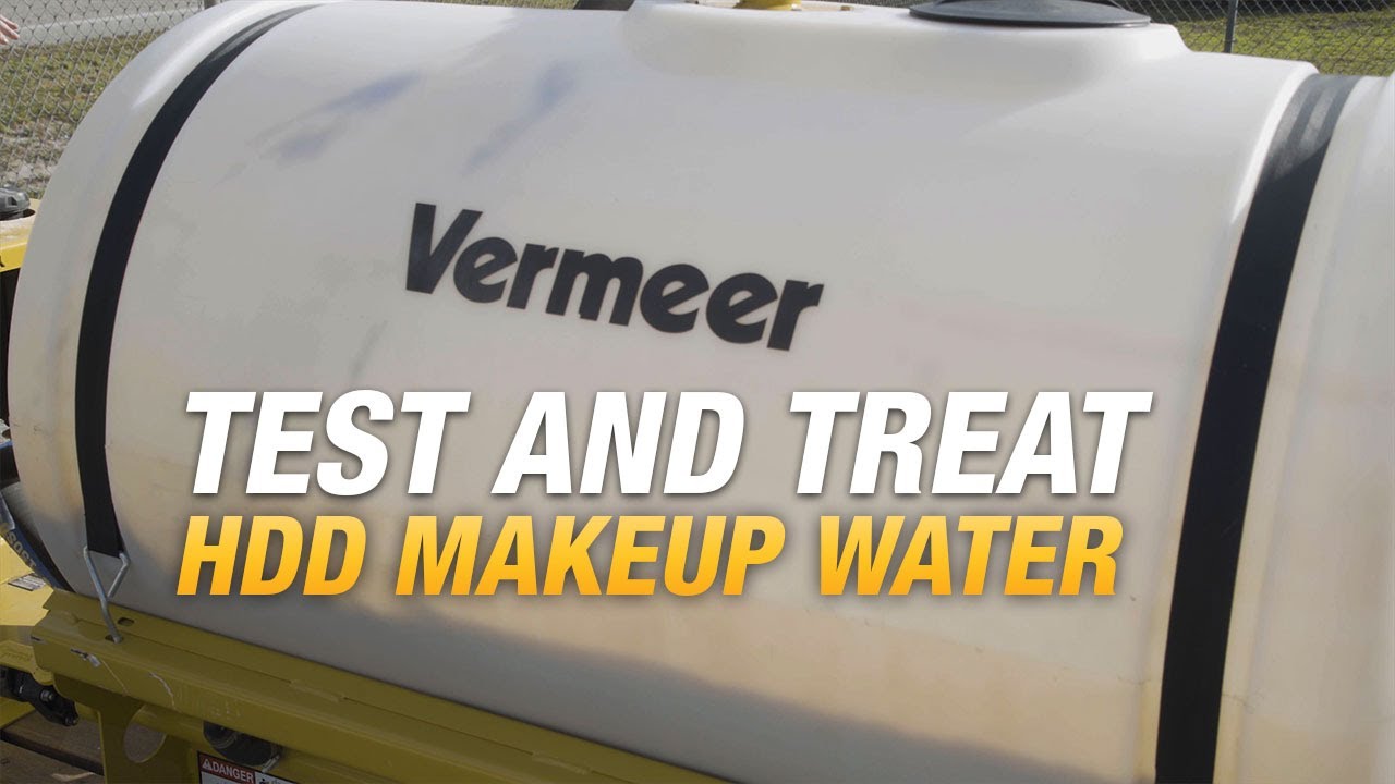 How to test and treat HDD makeup water