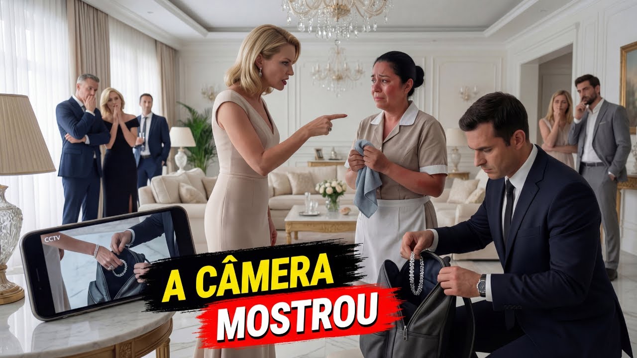 ACUSARAM A FAXINEIRA… E A CÂMERA MOSTROU TUDO A PROVA CHOCOU A MANSÃO