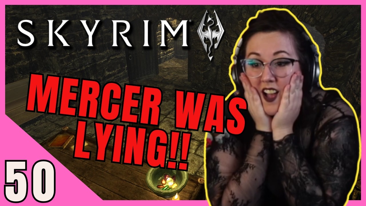 Skyrim BLIND First Time Playthrough 🔥🐲 | PART 50 | Mercer did THAT!
