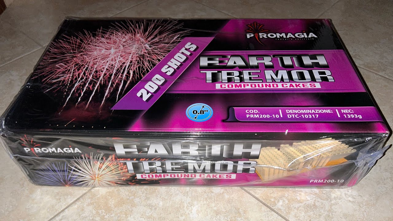 Batteria “Earth Tremor” 200 colpi (piromagia)🔥🎆