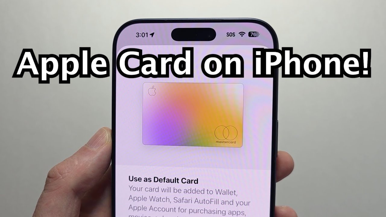 Как настроить Apple Card на iPhone!
