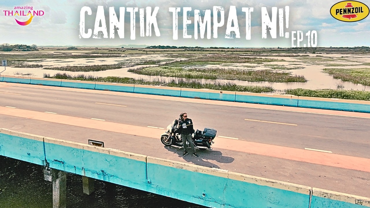 Wajib Singgah Thale Noi kalau lalu Phatthalung, Ride Dari Prachuap ke Songkhla Ep.10
