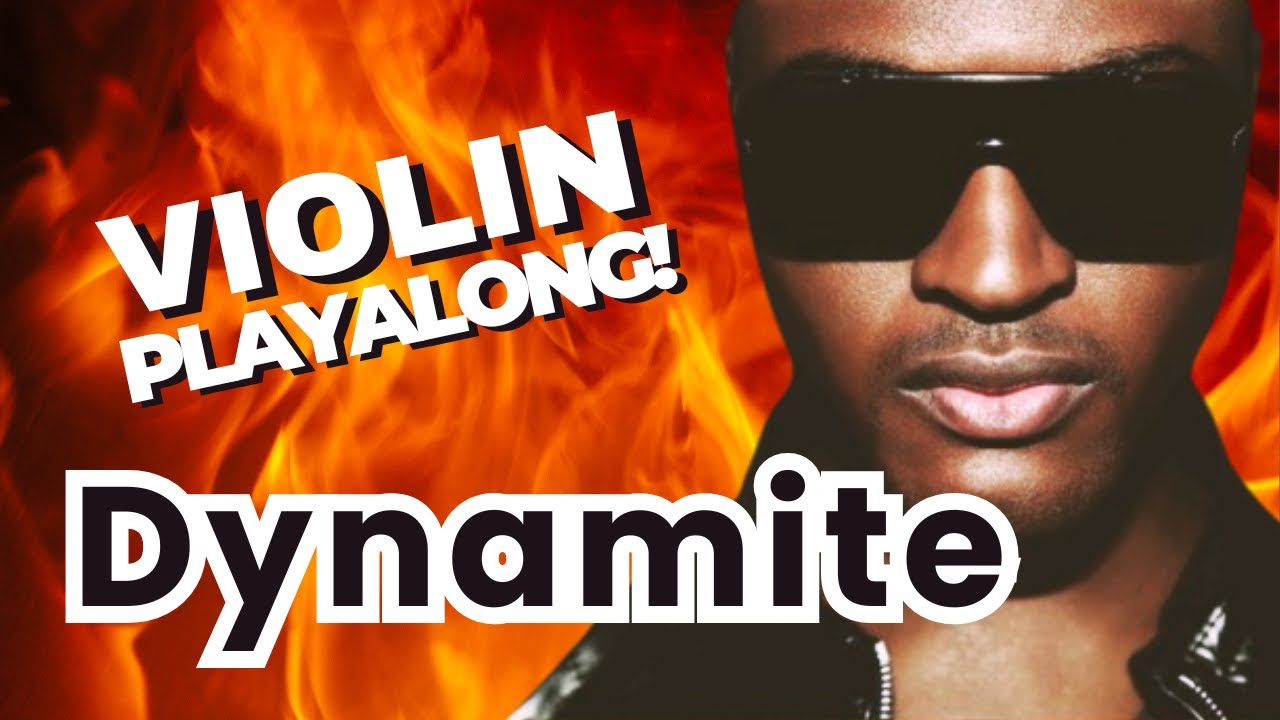 'Dynamite' by Taio Cruz - Violin Play Along TAB & Tutorial!