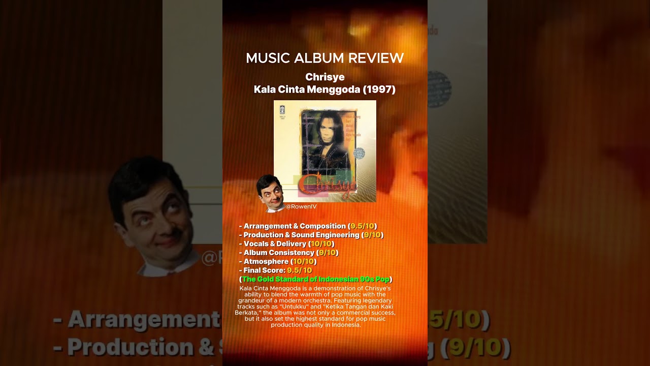 Review & Rating: Chrisye – Kala Cinta Menggoda (1997) 