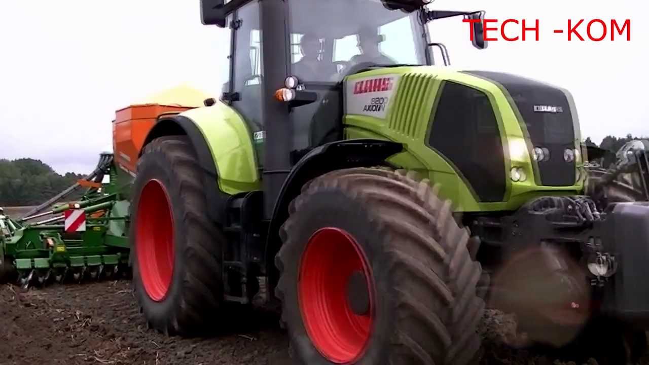 Siew Rzepaku - Claas Axion 820 & Amazone Cirrus 4002  TECH-KOM
