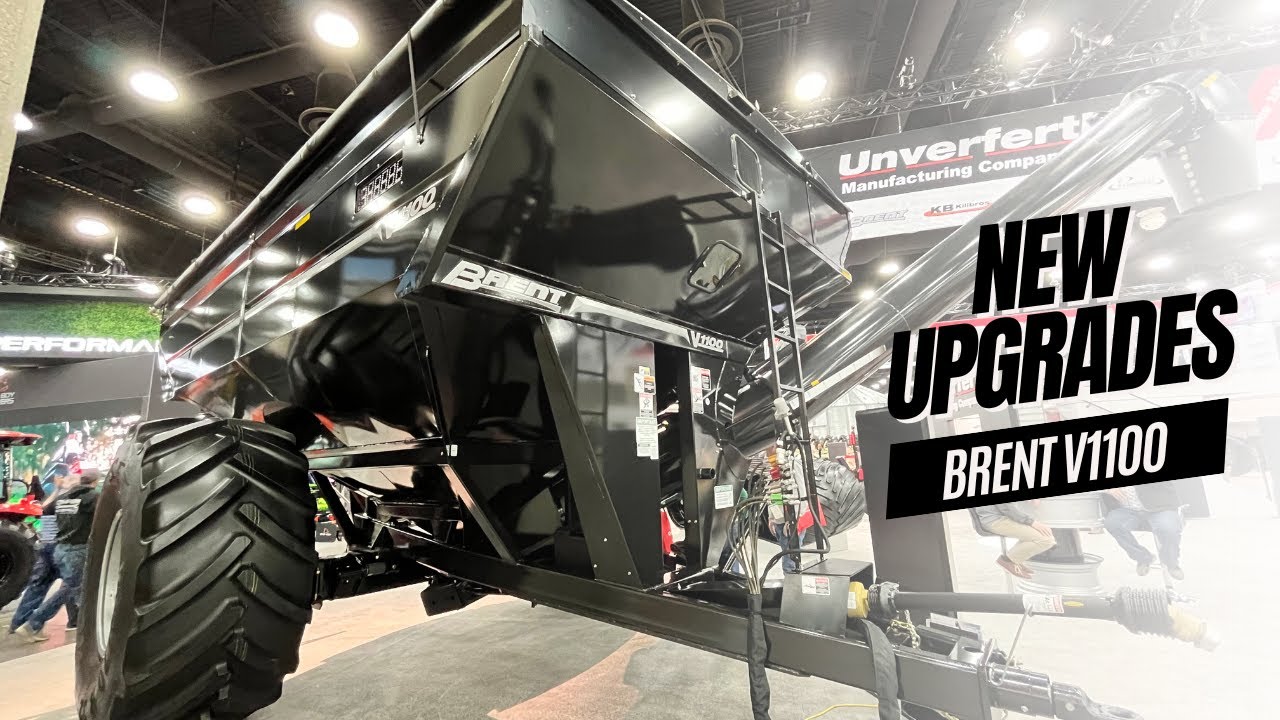 NEW FEATURES &mdash; Brent V-Series Grain Carts &mdash; Rear Access Door, Scale Scoreboard, Metallic Paint