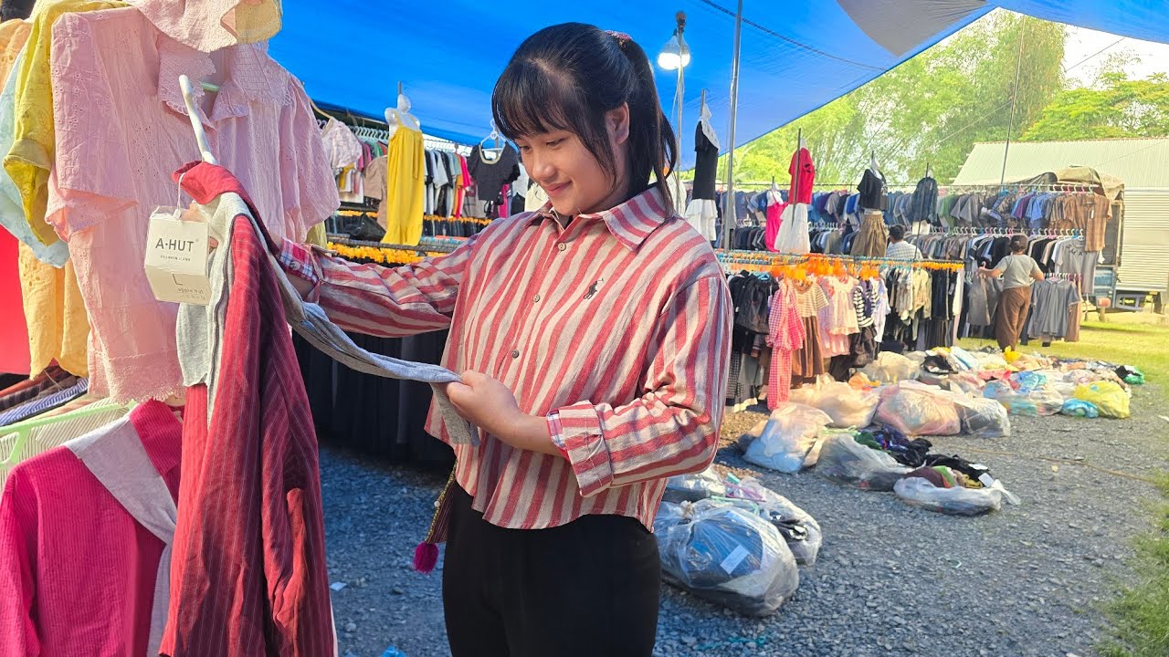 EXPLORE Vietnamese Countryside MARKET Atmosphere | Tiểu Liễu-17 year old