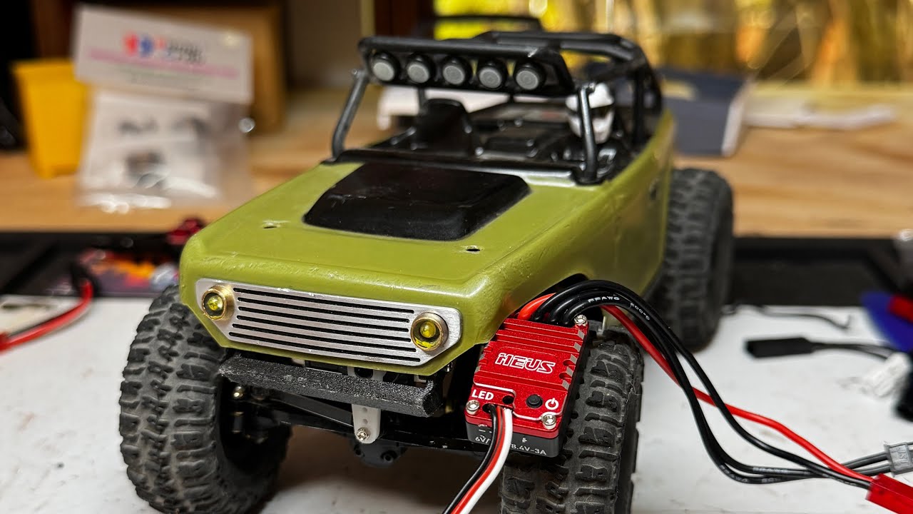 (Scx24) “SleeperBolt” PHASE 3 ✅ *budget brushed ESC
