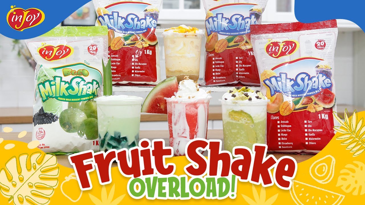 Fruit Shake Overload Video | Fruit Milk Shake Recipes | inJoy Philippines