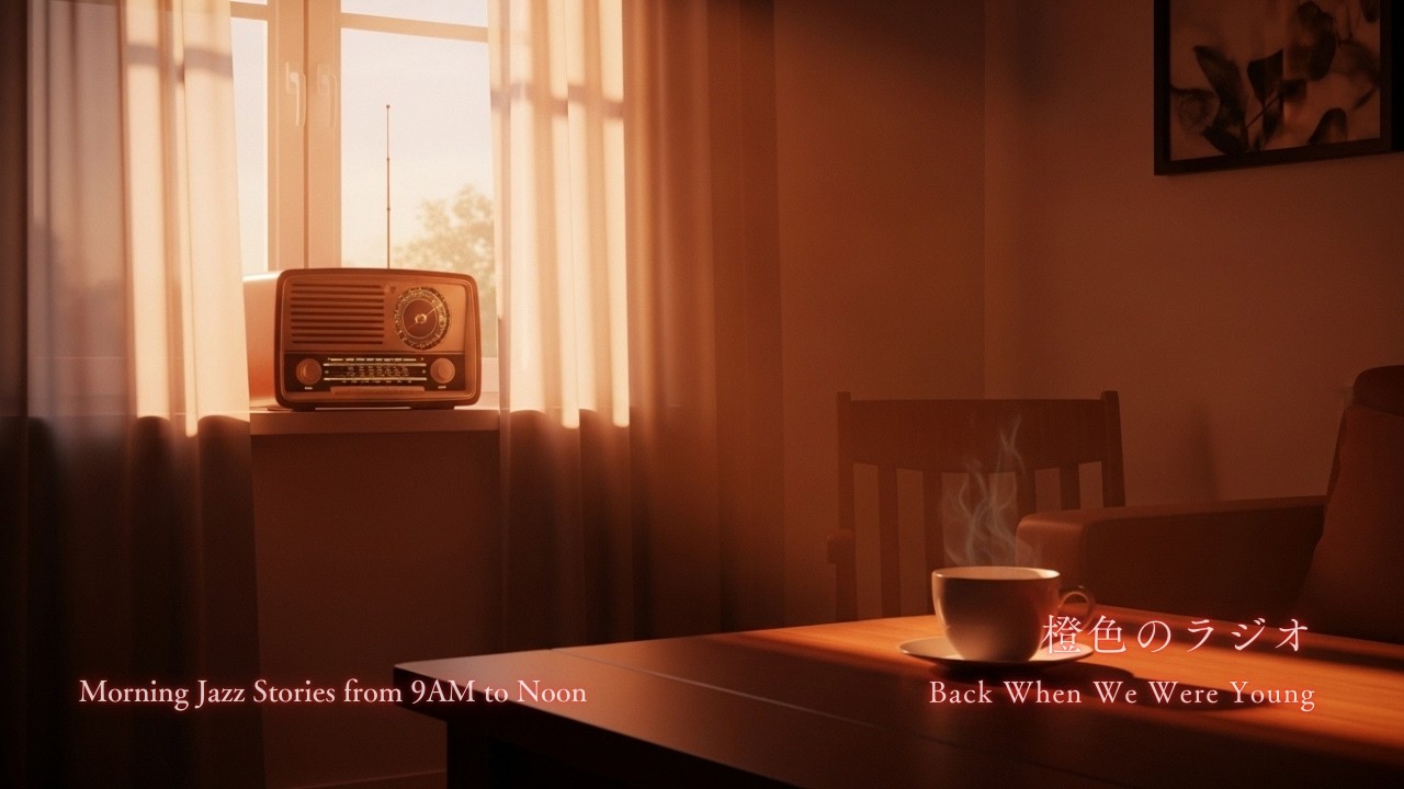 橙色のラジオ🍊｜Back When We Were Young｜Morning Jazz Stories from 9AM to Noon