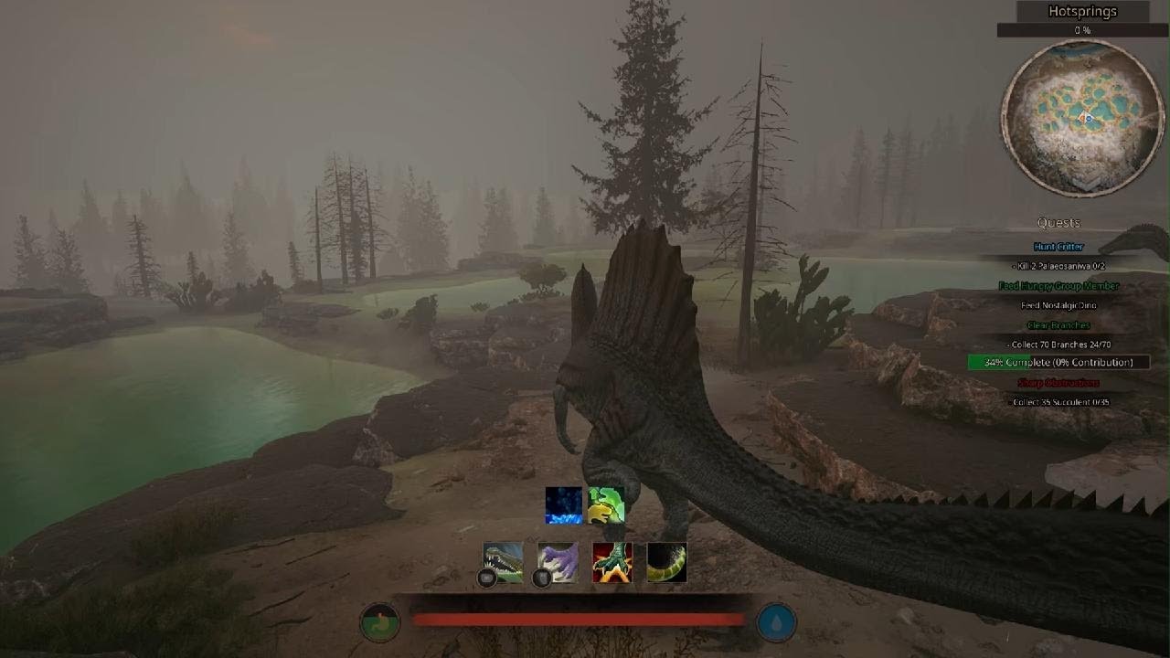 Path of Titans Official PVP - Spinosaurus VS 3 Daspletosaurus