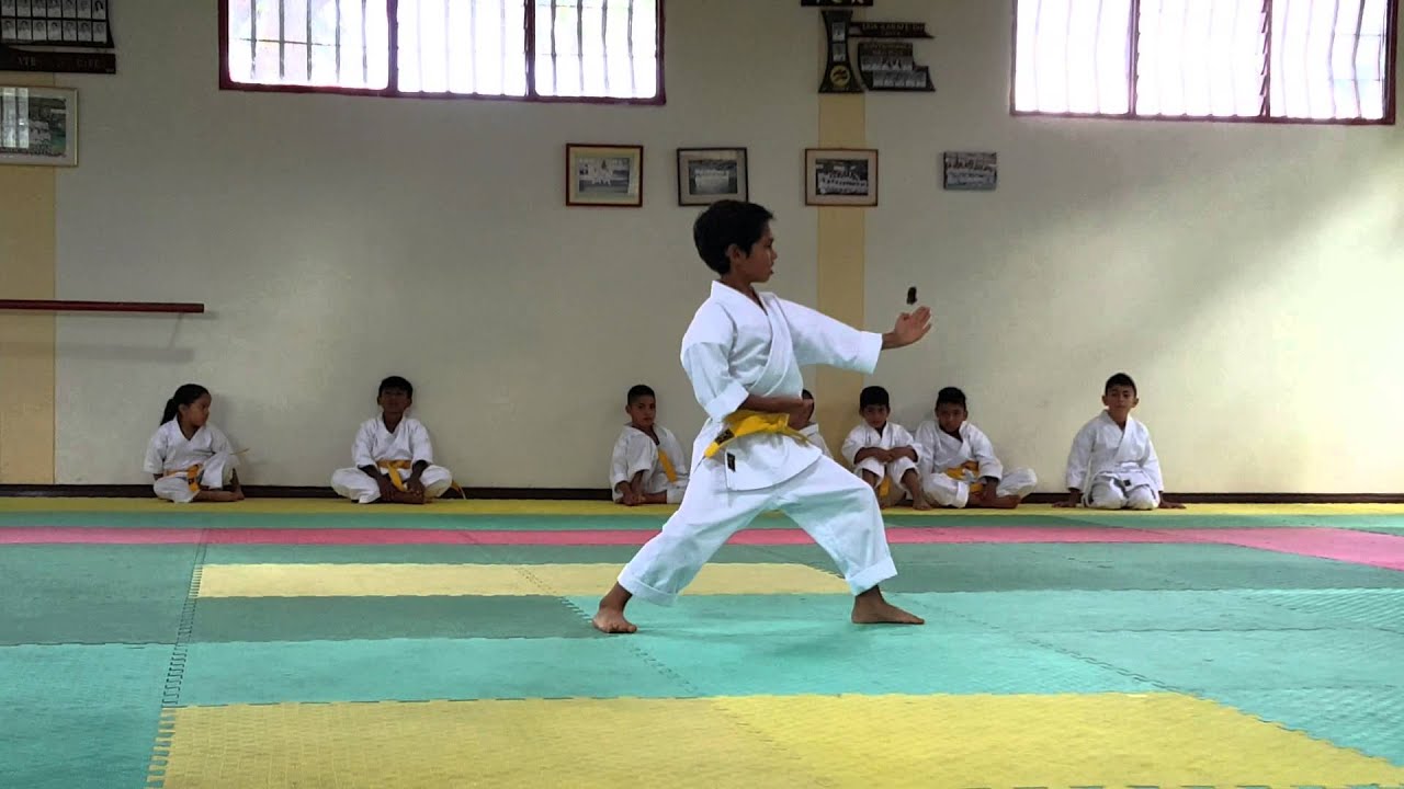 Examen séptimo Kyu, cinturón naranja, Heian Nidan