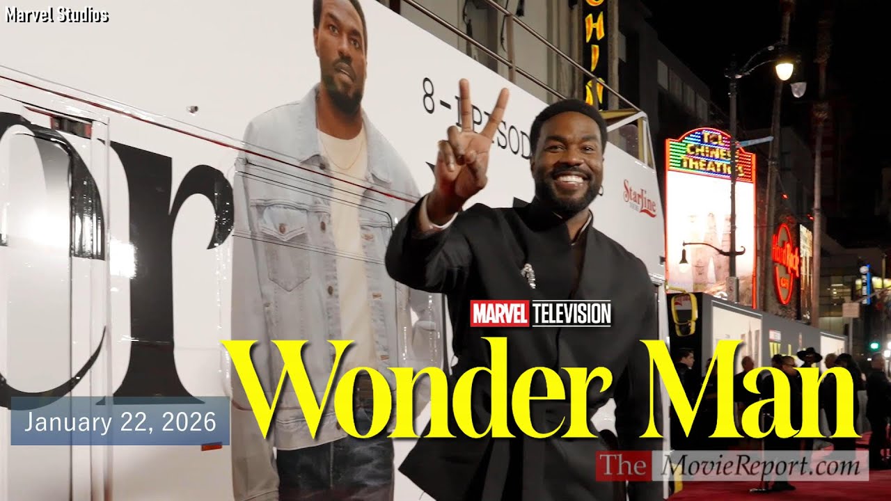 WONDER MAN premiere Yahya Abdul-Mateen II, Ben Kingsley, Destin Daniel Cretton - January 22, 2026