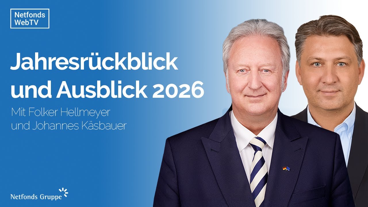 Kapitalm&auml;rkte 2026: Zinsen, Anleihen, Aktien im &Uuml;berblick | Folker Hellmeyer & Johannes K&auml;sbauer