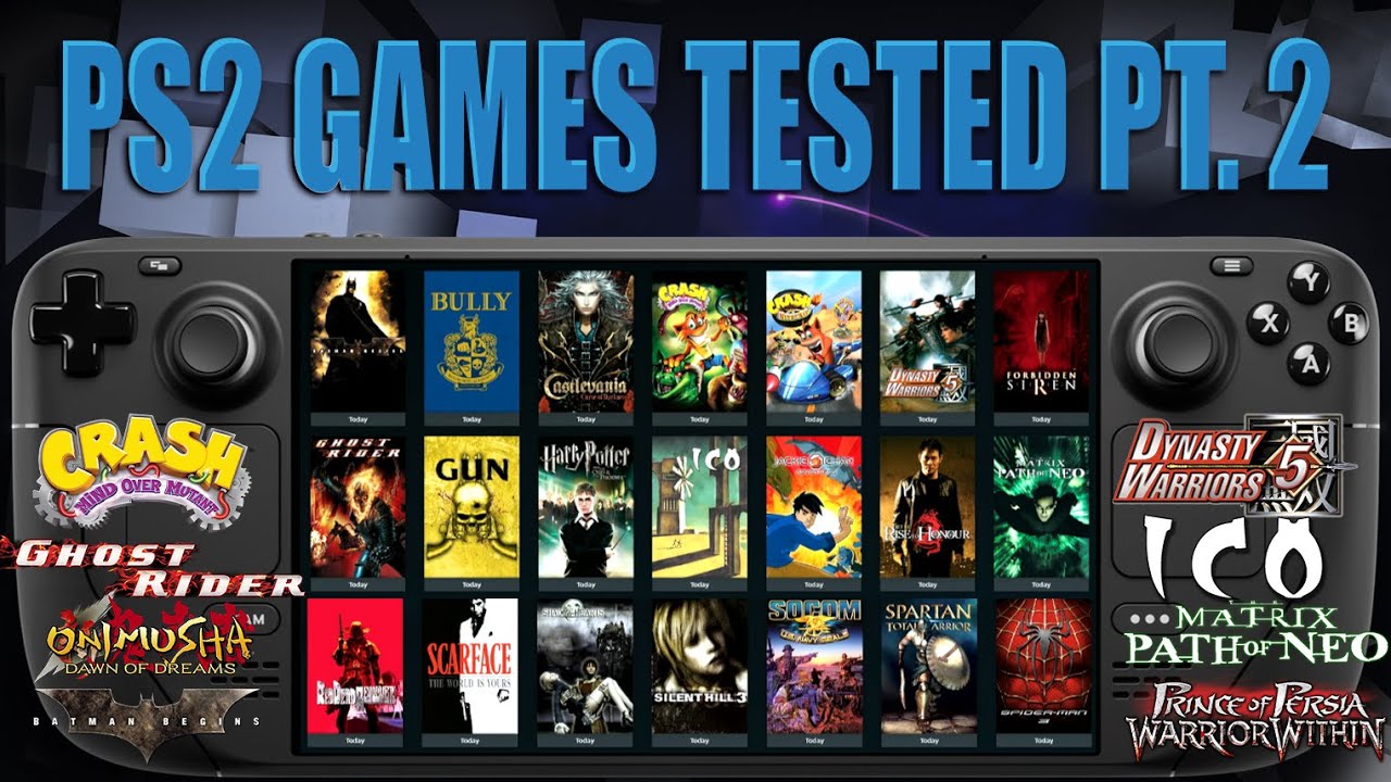 PCSX2 on Steam Deck | PS2 Games Performance Tested Pt. 2