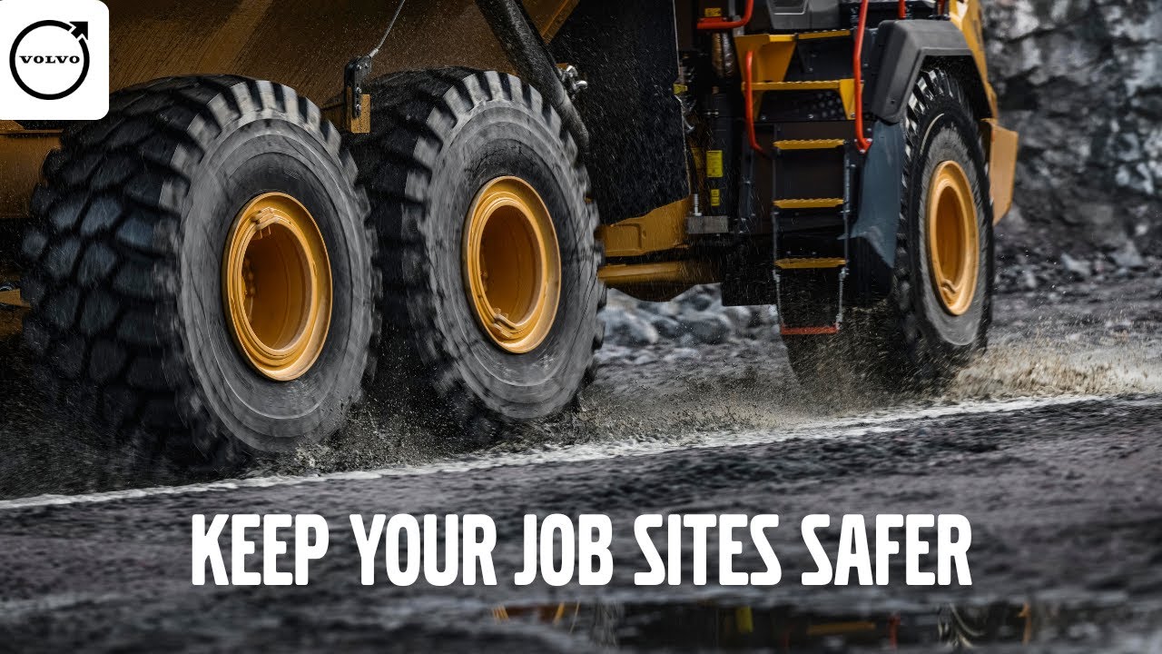 New Volvo Articulated Dump Trucks: Help Keep Your Jobsites Safer