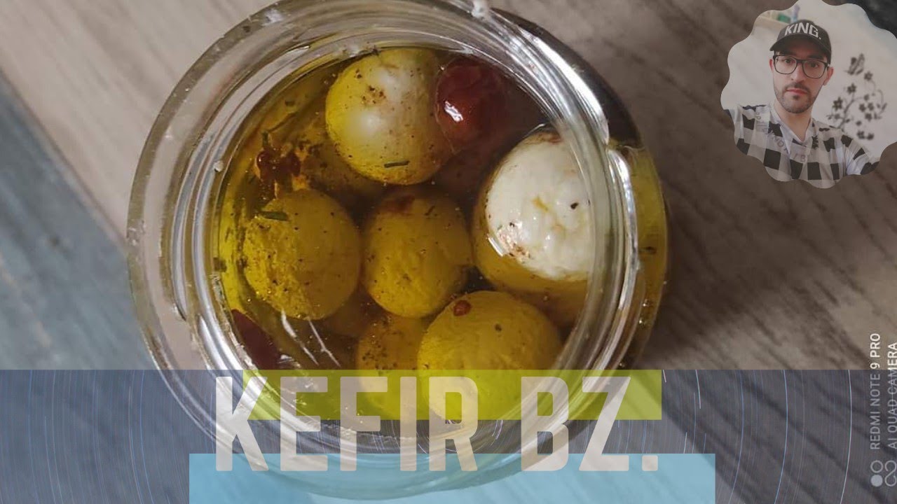 palline di kefir sott'olio