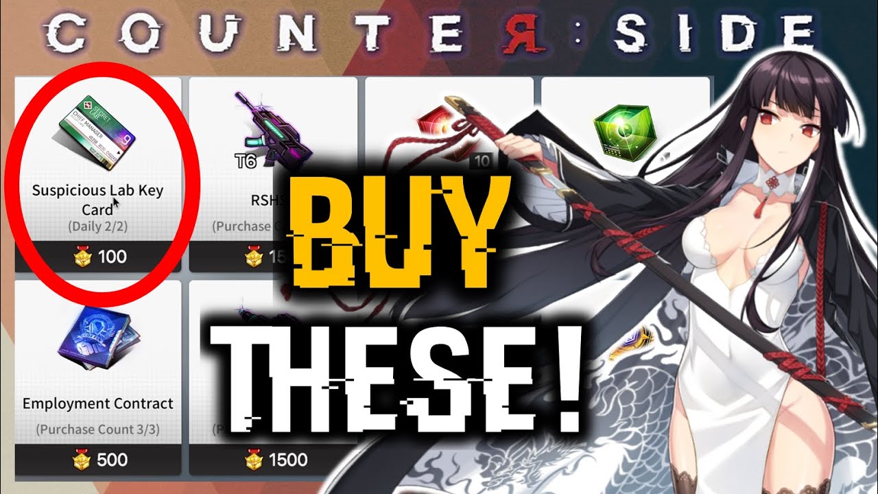EVENT WITH BINARIES!?! - SPECIAL INVESTIGATION EVENT GUIDE! | Counter:Side