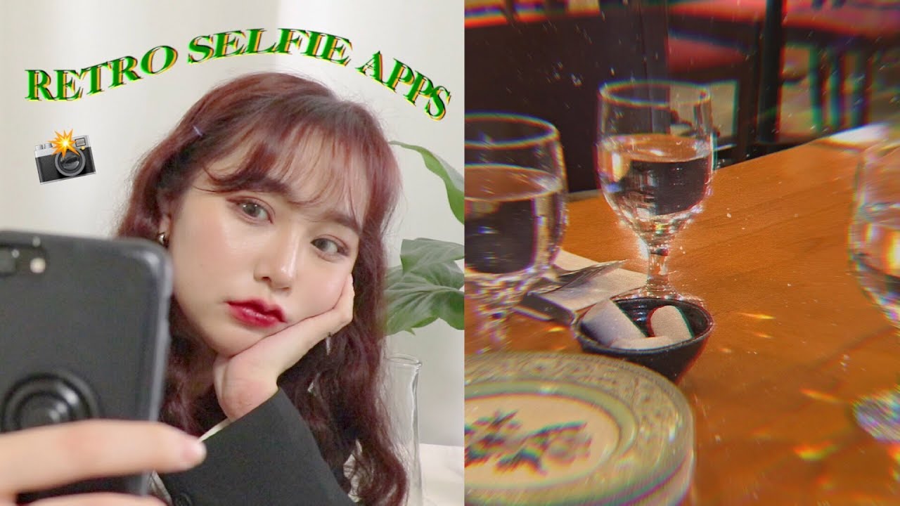 SELFIE APPS 📸 인스타 레트로 사진 보정법 + 셀카어플 추천 (ft.먼지효과, 필카st) | JIANSSI