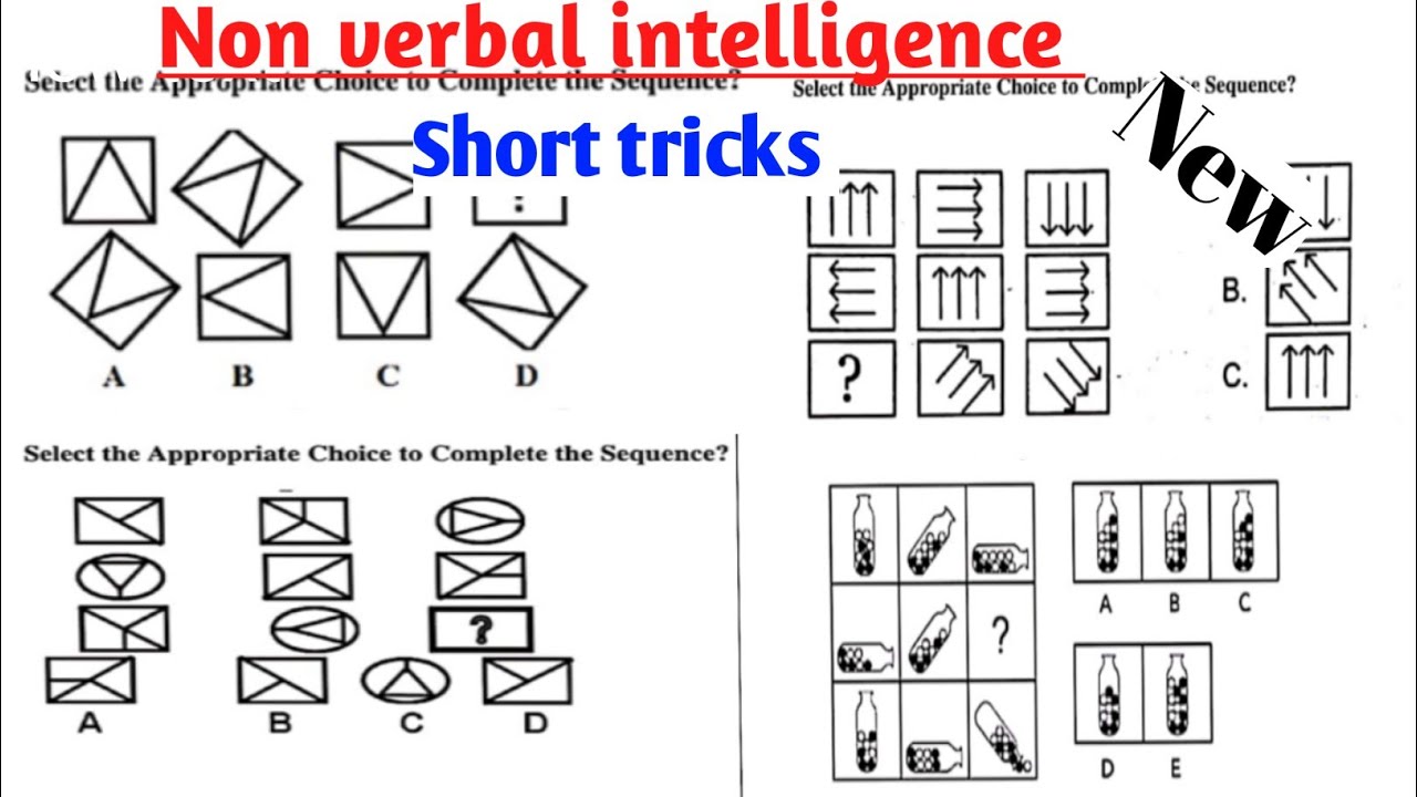non verbal intelligence test 2024 | non verbal intelligence test Tricks | non verbal intelligence