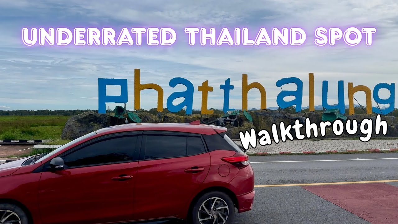Phatthalung Day Trip Walkthrough 🌿 | Garden Cafes, Lake Views & Local Food Gems